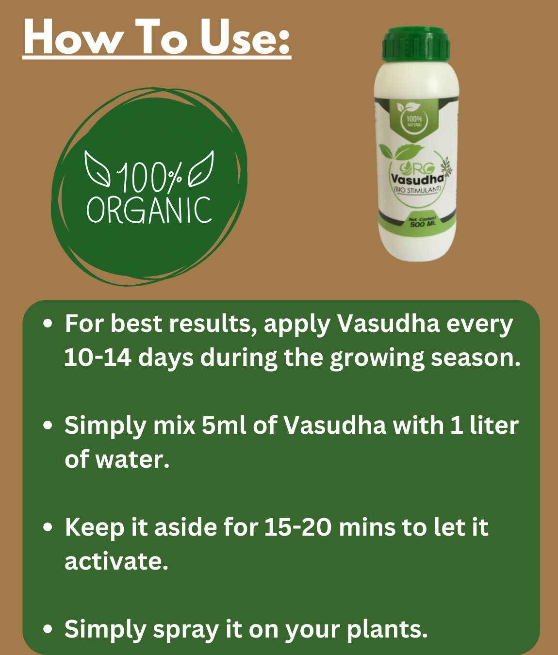 Vasudha: Plant Growth Booster