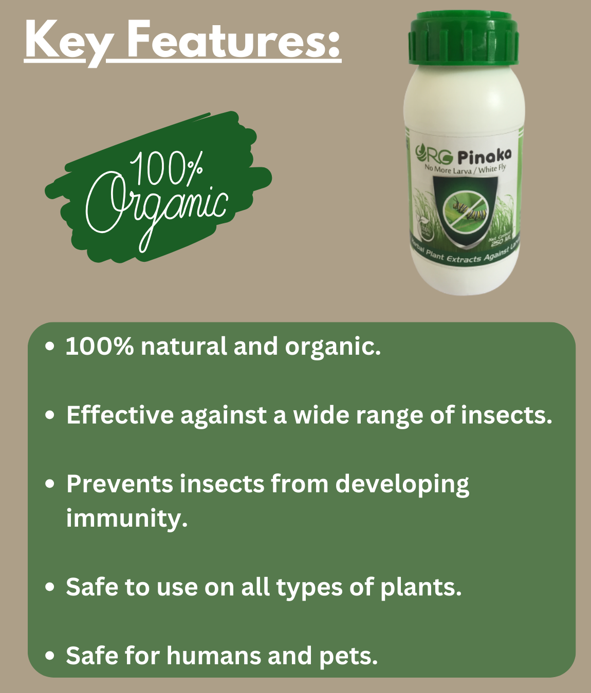 Pinaka: Organic Insectide for Plant Protection